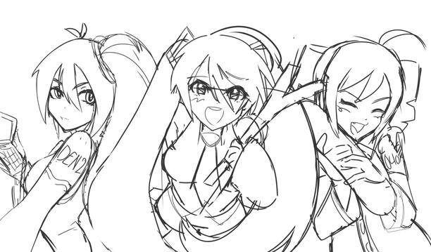 scrapped 3baka sketch